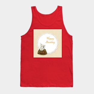 west highland white terrier happy birthday Tank Top